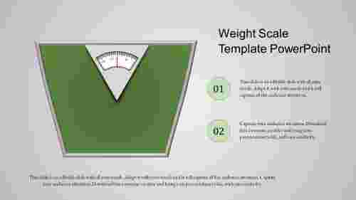 scale template powerpoint-weight scale template powerpoint-green-style 1